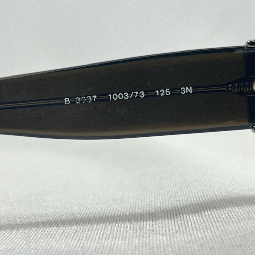 Burberry Sunglasses 3037 Shield Style Silver/Gray Buckle Italy - Picture 10 of 14